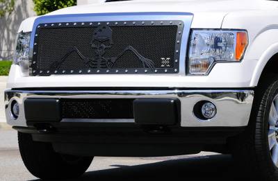 T-Rex 2009-2012 F-150  X-METAL STEEL FLAT BLACK Grille 7115686