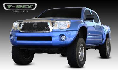 T-Rex 2011-2011 Tacoma  X-METAL STEEL FLAT BLACK Grille 7119366