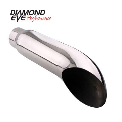 Exhaust - Exhaust Tips - Diamond Eye Performance - Diamond Eye Performance TIP; BOLT-ON TURN DOWN; 4in. ID X 5in. OD X 14in. LONG; 4514BTD