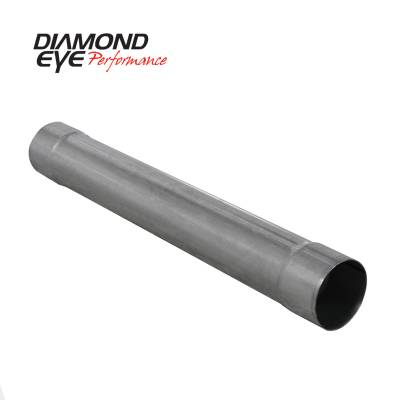 Diamond Eye Performance PERFORMANCE DIESEL EXHAUST PART-4in. ALUMINIZED PERFORMANCE MUFFLER REPLACEMENT 510208