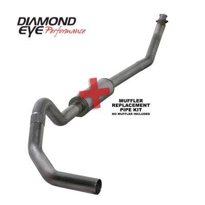 Diamond Eye Performance - Diamond Eye Performance 1994-2002 DODGE 5.9L CUMMINS 2500/3500 (ALL CAB AND BED LENGTHS)-4in. 409 STAINL K4212S-RP