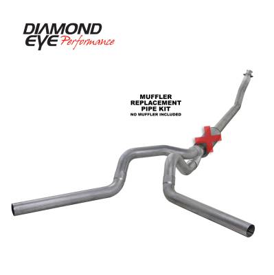 Diamond Eye Performance - Diamond Eye Performance 1994-2002 DODGE 5.9L CUMMINS 2500/3500 (ALL CAB AND BED LENGTHS)-4in. ALUMINIZED K4214A-RP