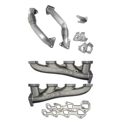 PPE Diesel - High-Flow Exhaust Manifolds with Up-Pipes - Image 2