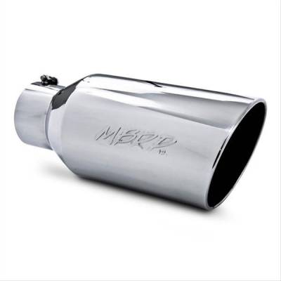MBRP Exhaust Tip, 8" O.D., Rolled End, 5" inlet 18" in length, T304 T5129.